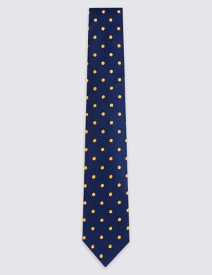 Pure Silk Spotted Tie